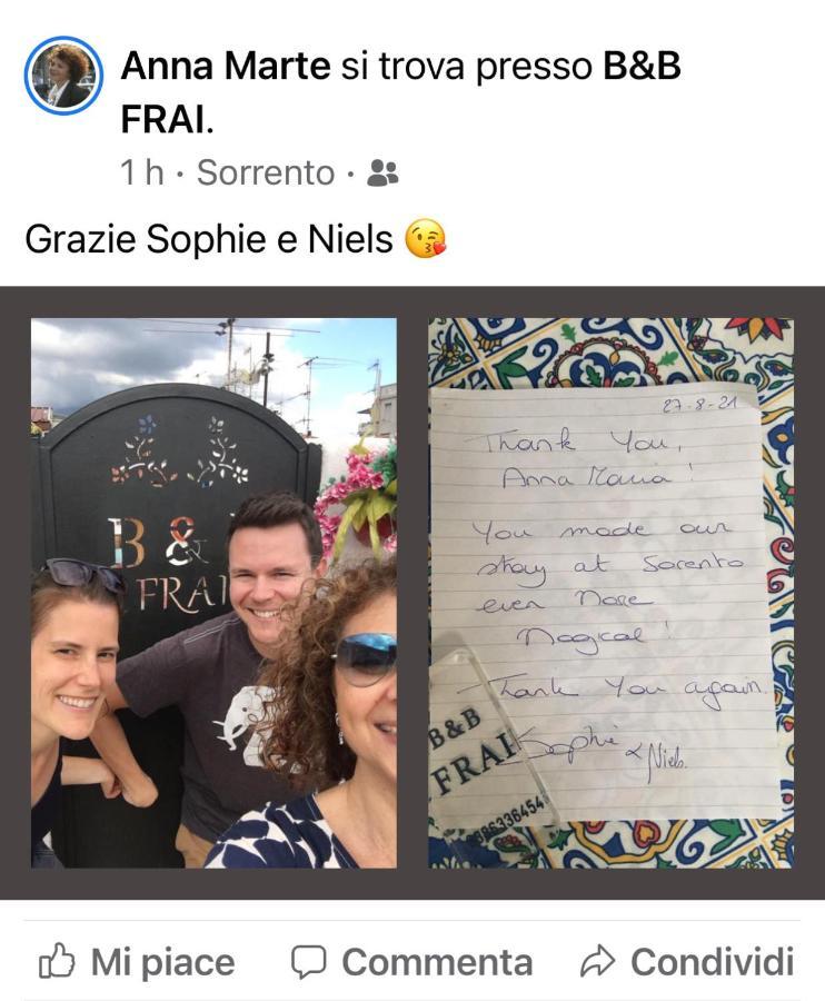 B&B Frai Sorrento Exterior foto